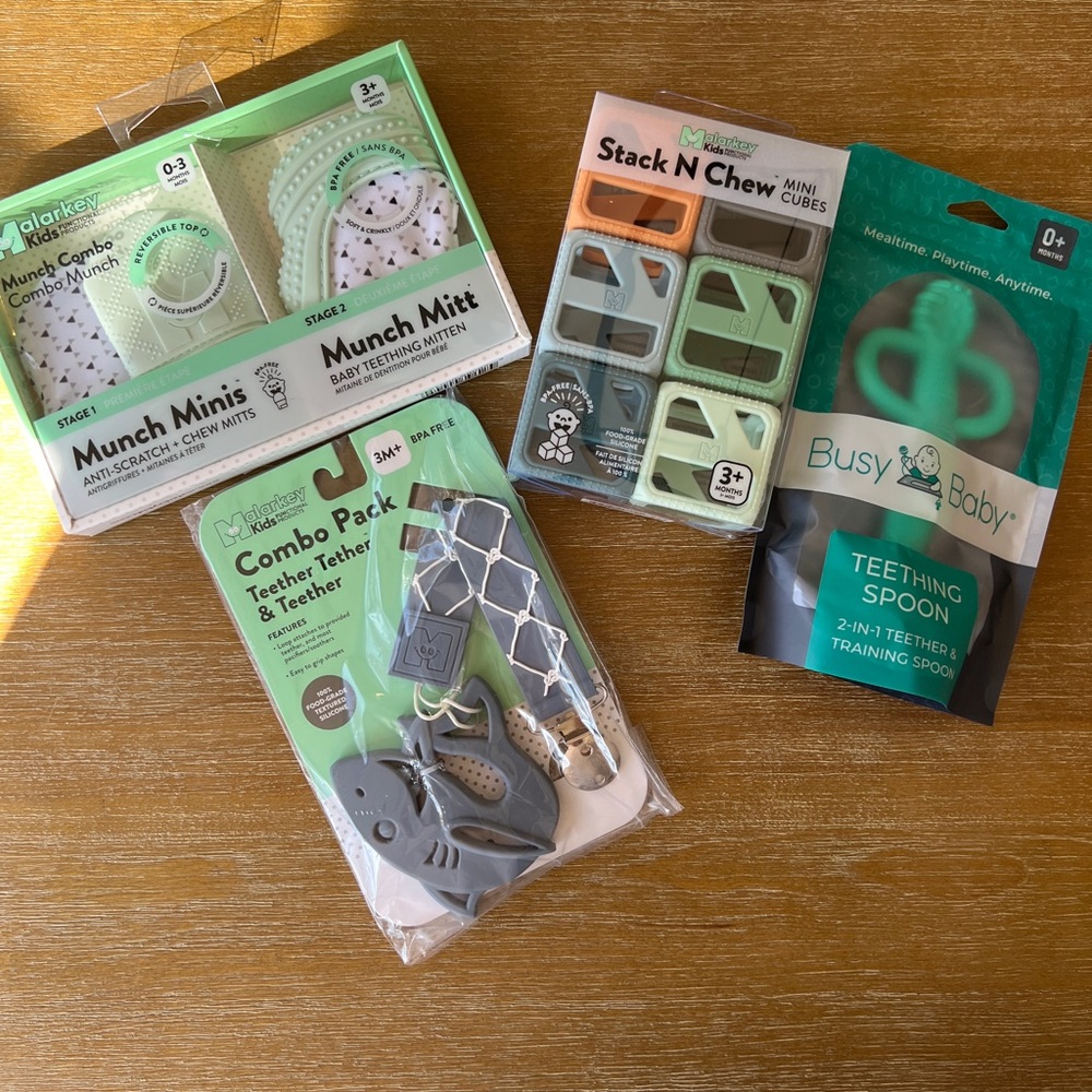 Baby Teething and Chew Toy Set